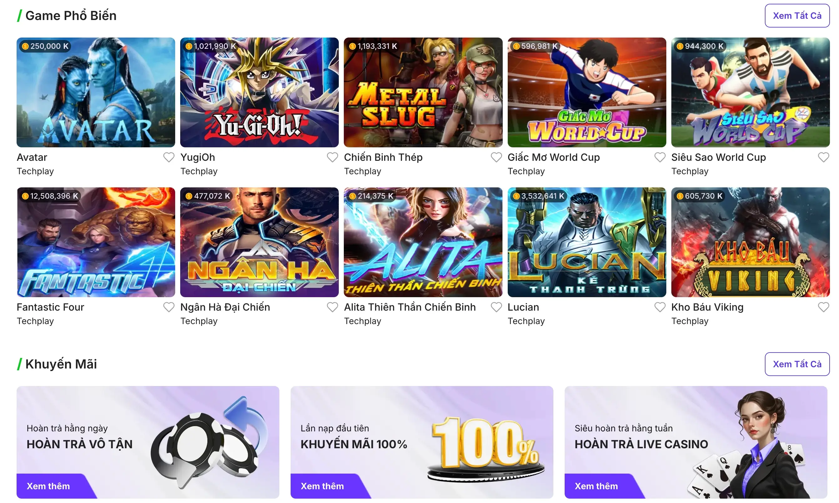 Thế giới Slots Game và Bắn Cá đổi thưởng